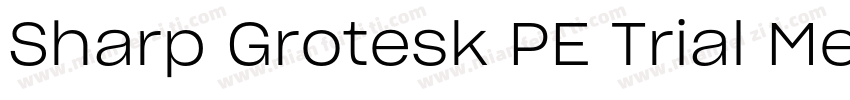 Sharp Grotesk PE Trial Medium 21字体转换